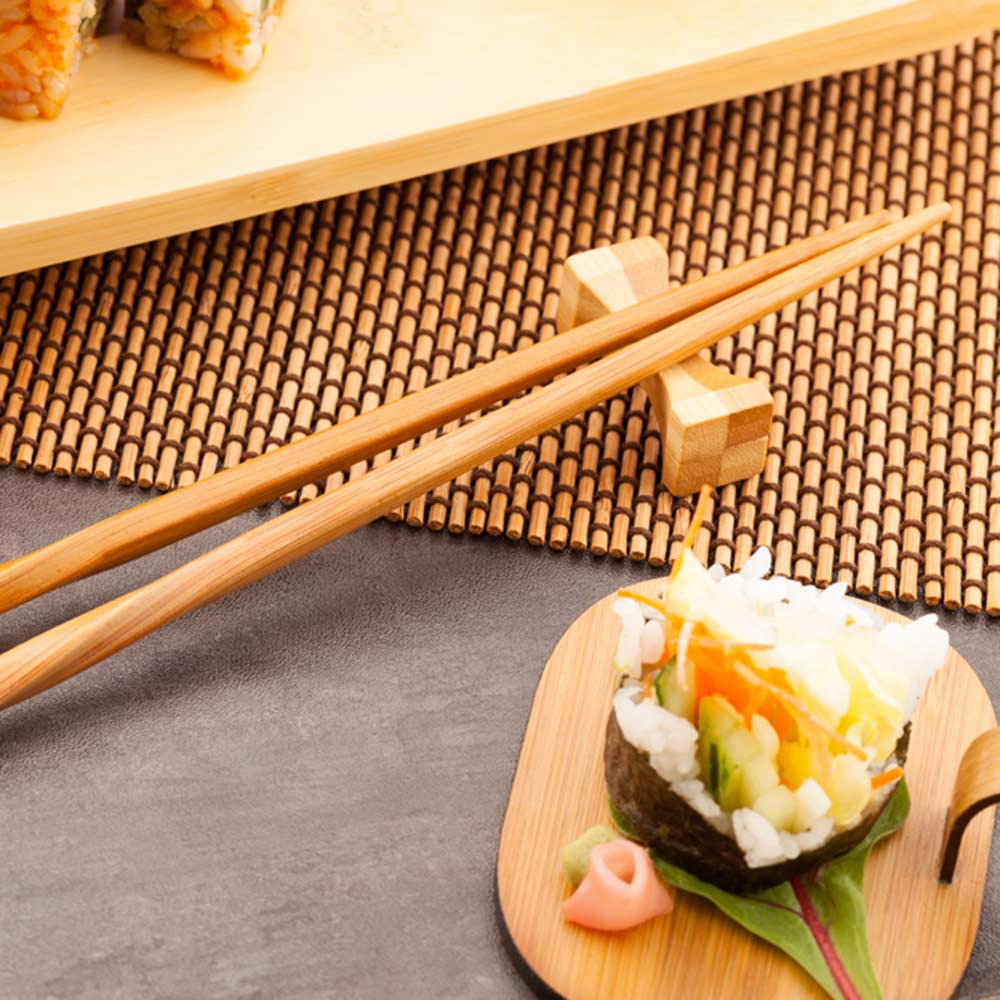 Bambuddha Natural Bamboo Twisted Chopsticks - 9" - 100 count box