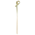 Pixy Natural Bamboo Twisted Knot Pick - 4" x 1/2" - 1000 count box