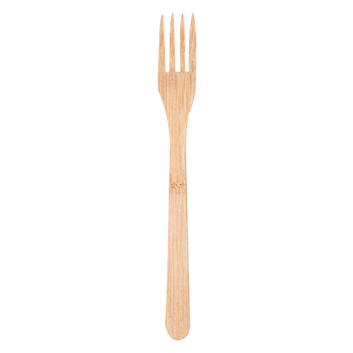 Bambuddha Natural Bamboo Fork - 8" - 100 count box