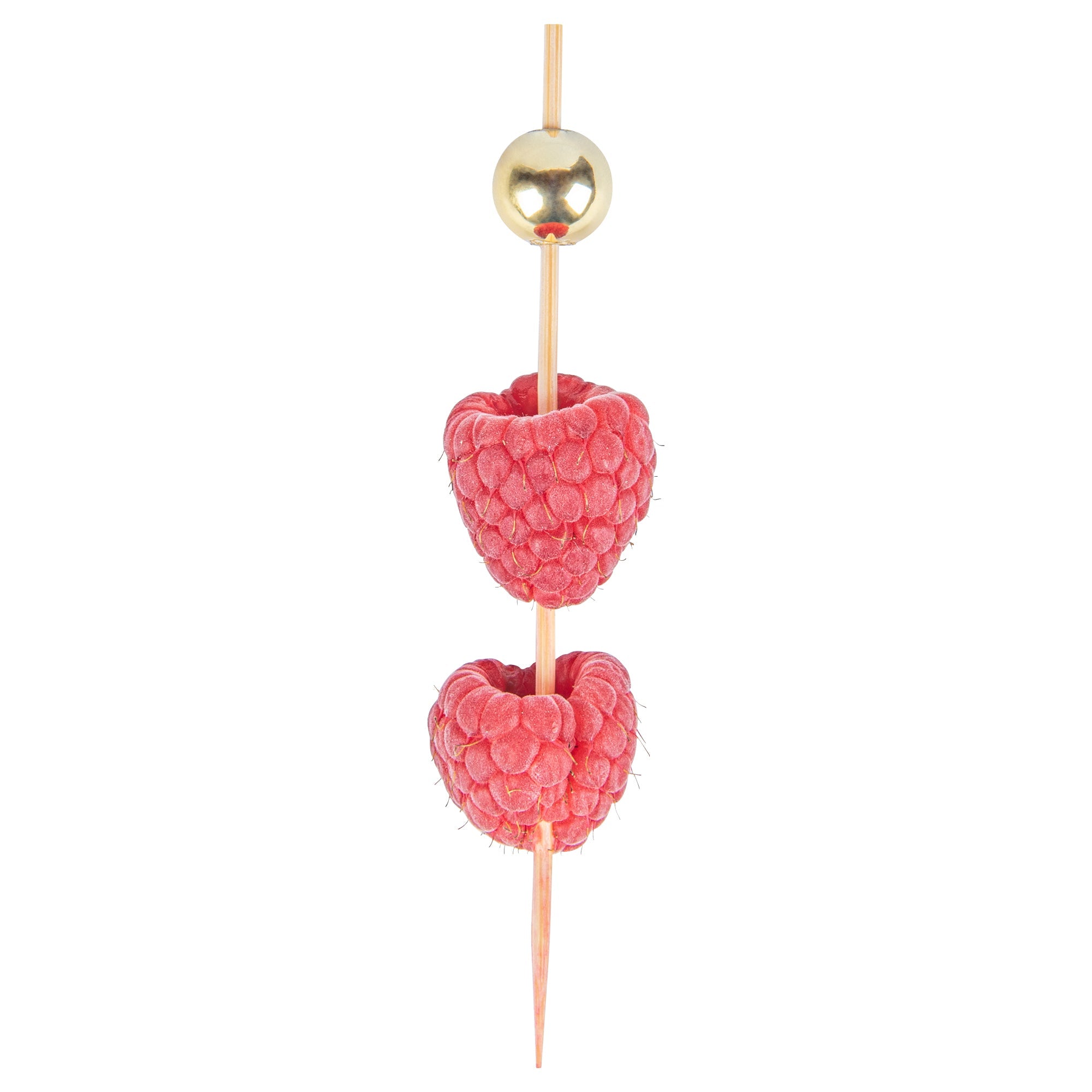 Pixy Gold Bamboo Sphere Pick - 4" - 1000 count box