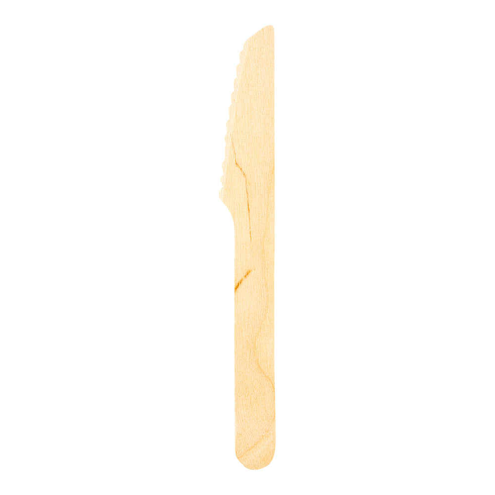 Taipei Natural Wood Knife - 5 1/2" x 3/4" - 500 count box