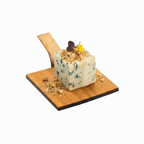 Bambuddha Deco Square Natural Bamboo Serving Pallet - 3" x 3" - 100 count box
