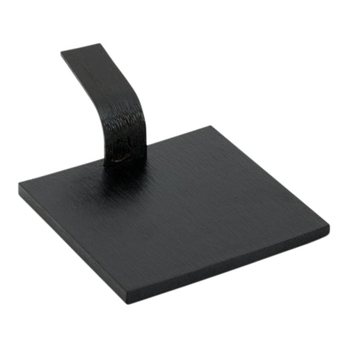 Bambuddha Black Deco Square Natural Bamboo Serving Pallet - 3" x 3" - 100 count box