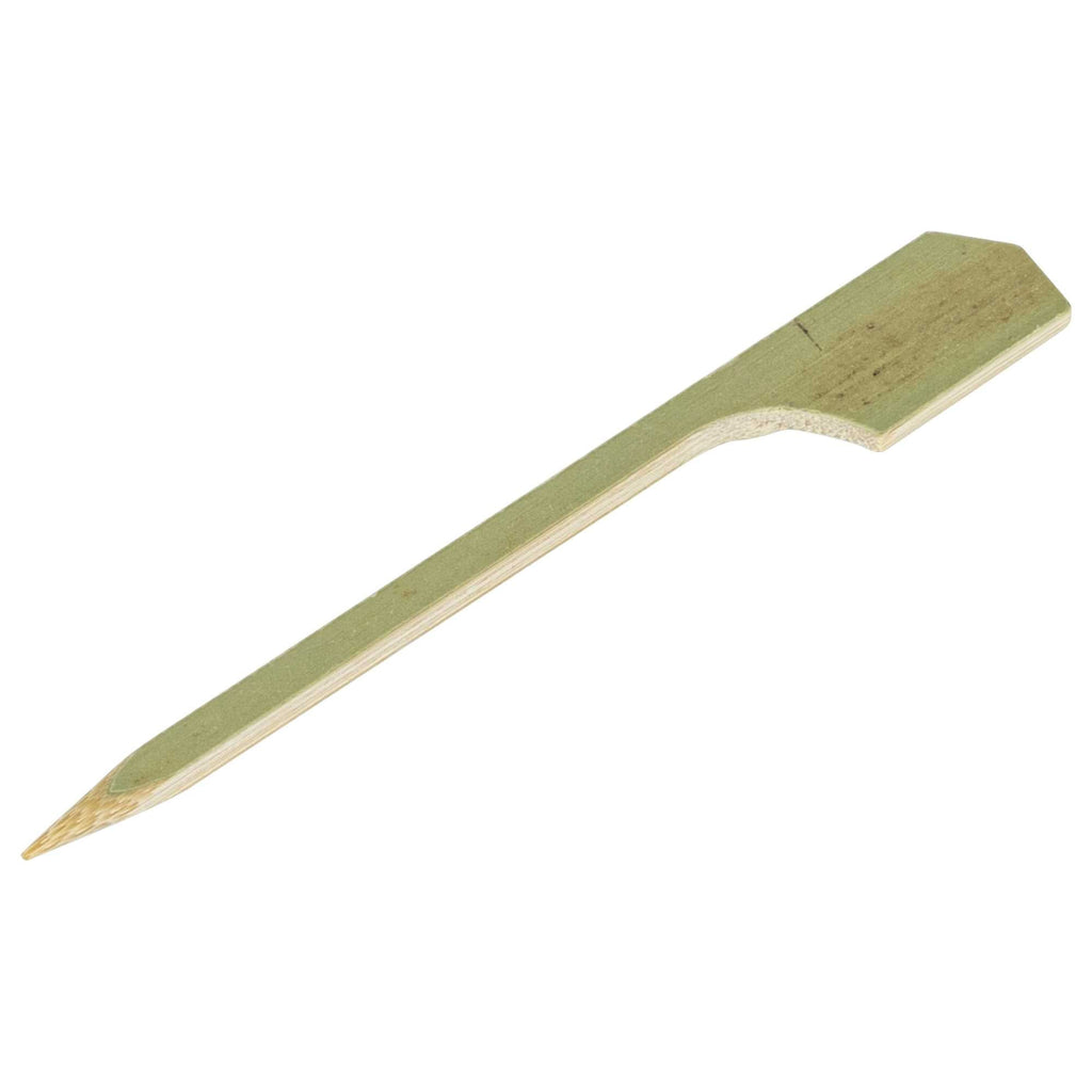 Pixy Munchkin Natural Bamboo Paddle Pick - 2 1/2" - 1000 count box