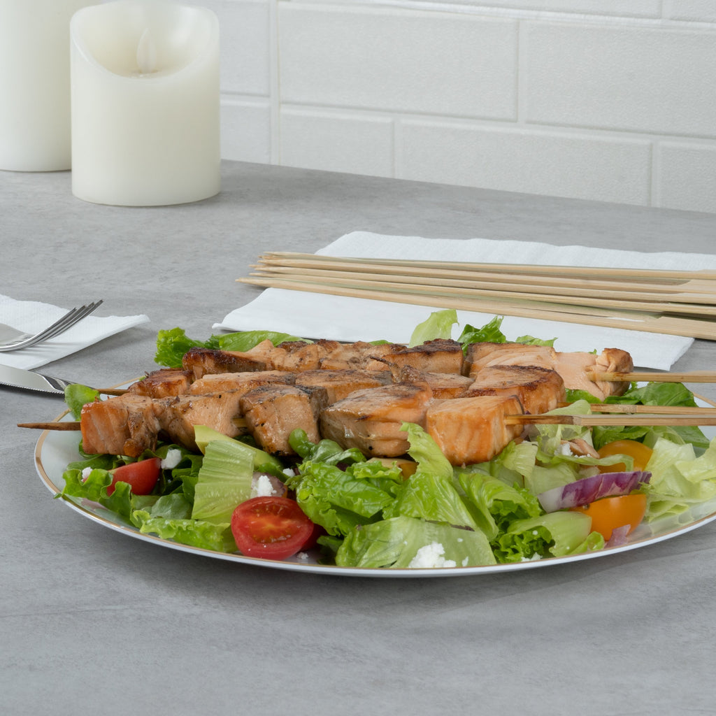 Pixy Natural Bamboo Paddle Grill Skewer - 10" - 1000 count box