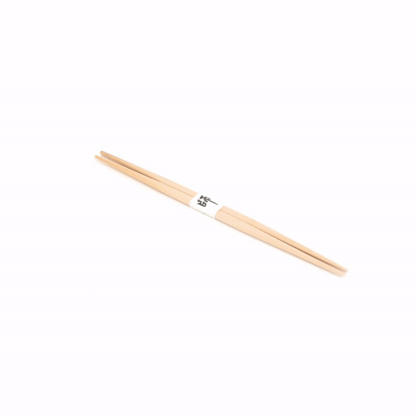 Bambuddha Natural Cedar Contour Chopsticks - Disposable - 9 1/2" x 3/4" - 1000 count box