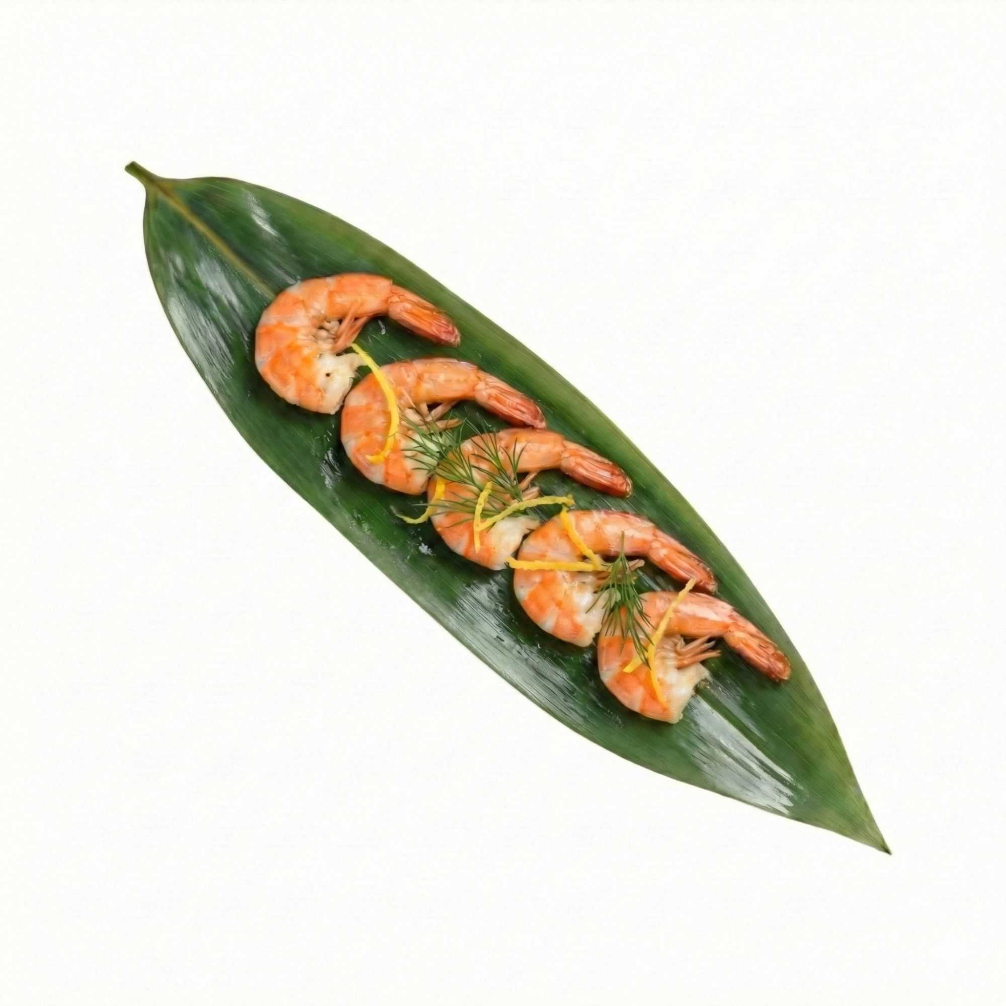Dojo Green Fresh Bamboo Leaves - Vacuum Packed - 11 3/4" x 3 1/2" - 1000 count box
