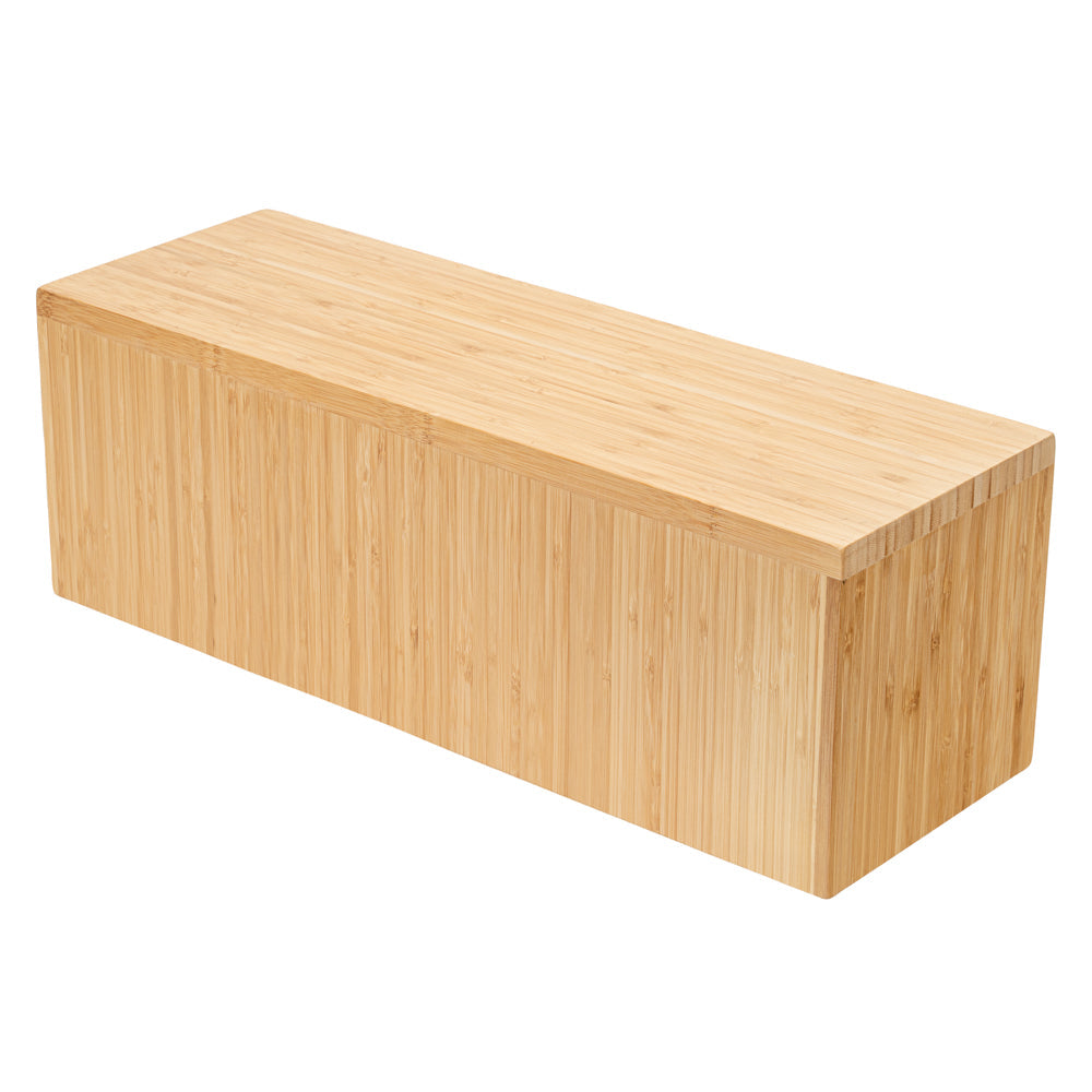 Cater Tek Rectangle Natural Bamboo Medium Riser - 20 1/2" x 7" x 7" - 1 count box