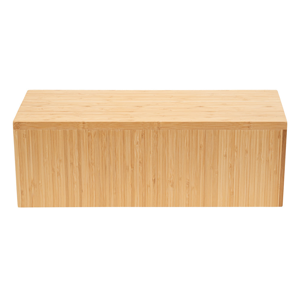 Cater Tek Rectangle Natural Bamboo Medium Riser - 20 1/2" x 7" x 7" - 1 count box