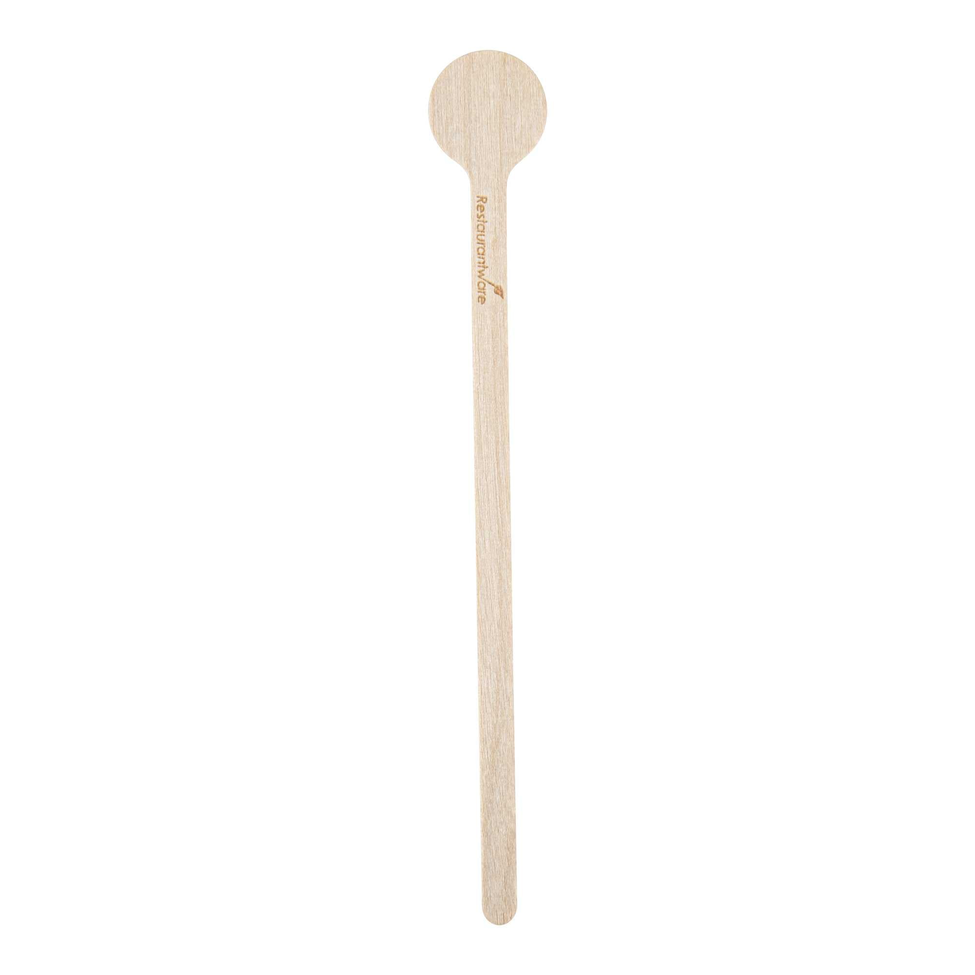 Restpresso Natural Wood Coffee Stirrer - 6" - 100 count box