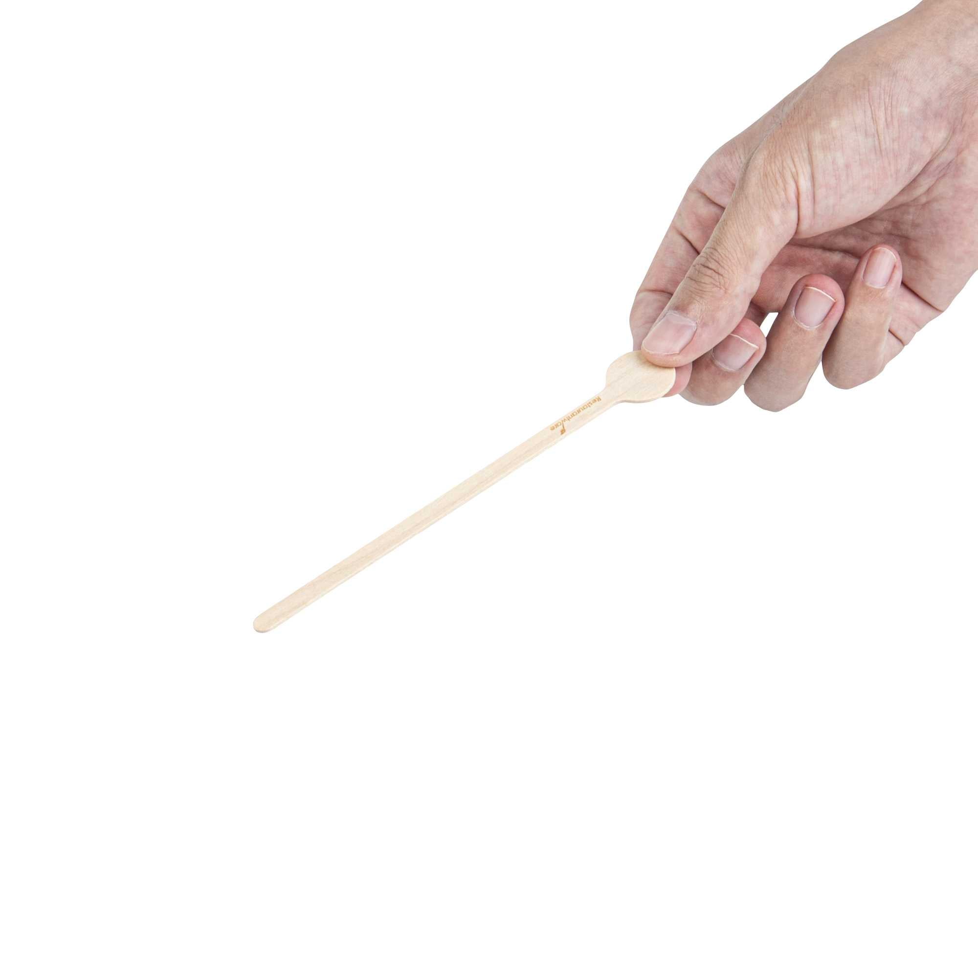 Restpresso Natural Wood Coffee Stirrer - 6" - 100 count box