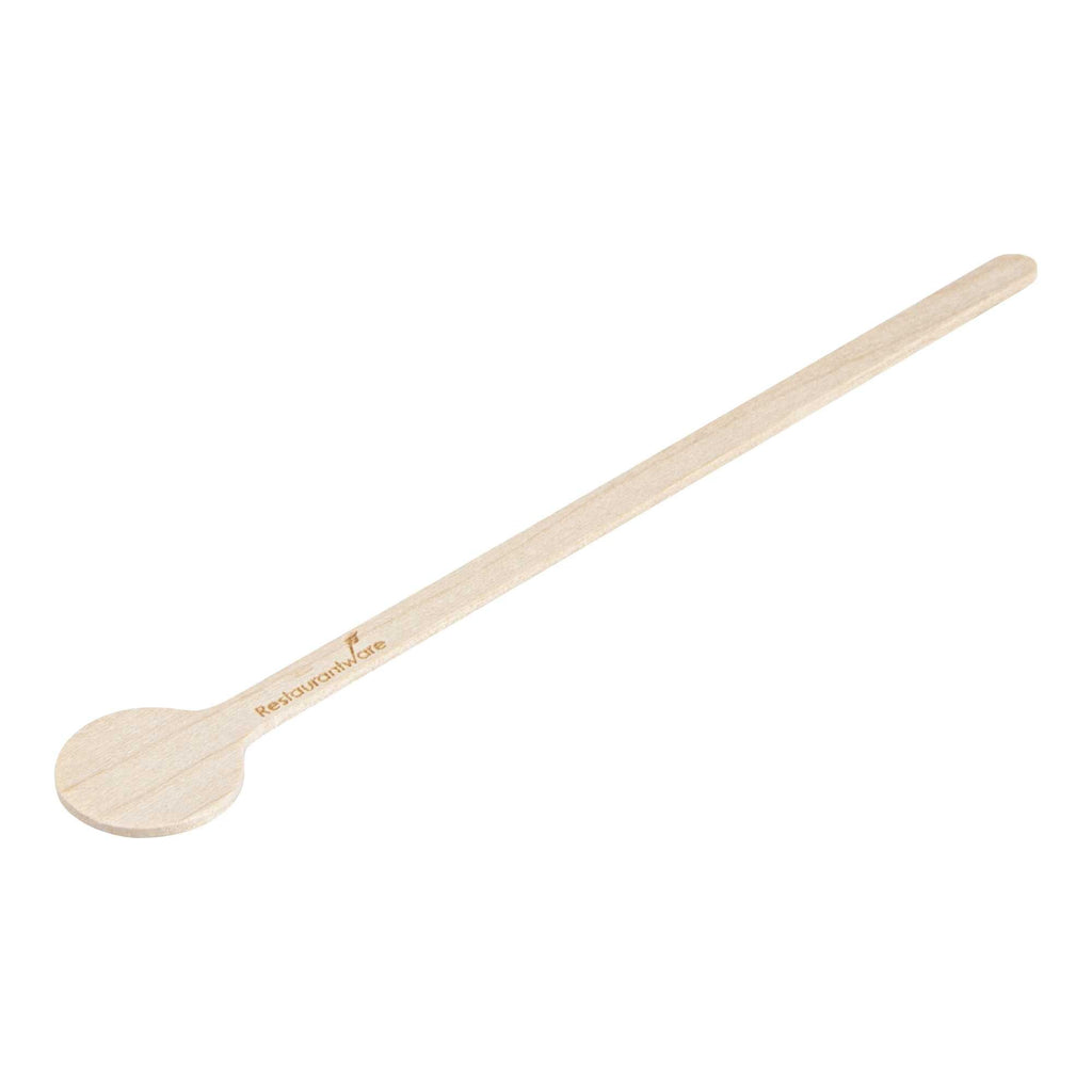 Restpresso Natural Wood Coffee Stirrer - 6" - 100 count box