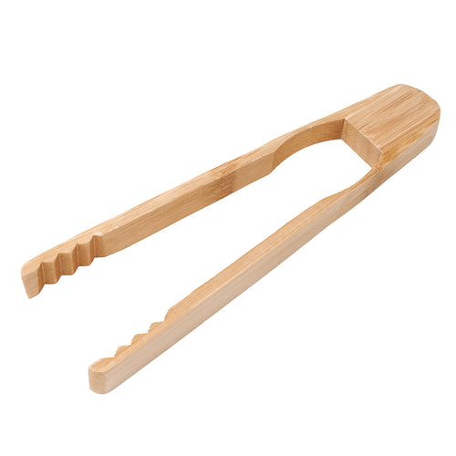 Bambuddha Natural Bamboo Ridged Tong - 7" - 100 count box