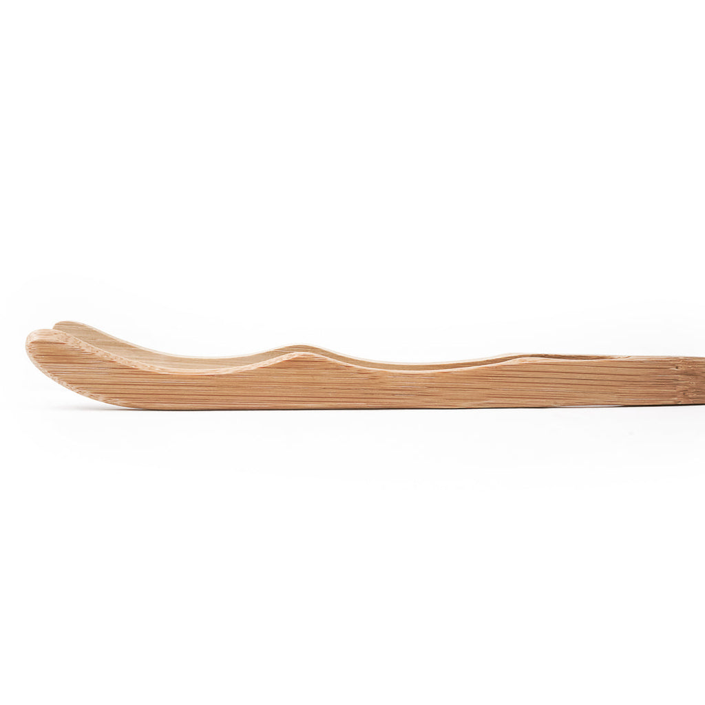 Bambuddha Natural Bamboo Curved Tong - 7" - 100 count box