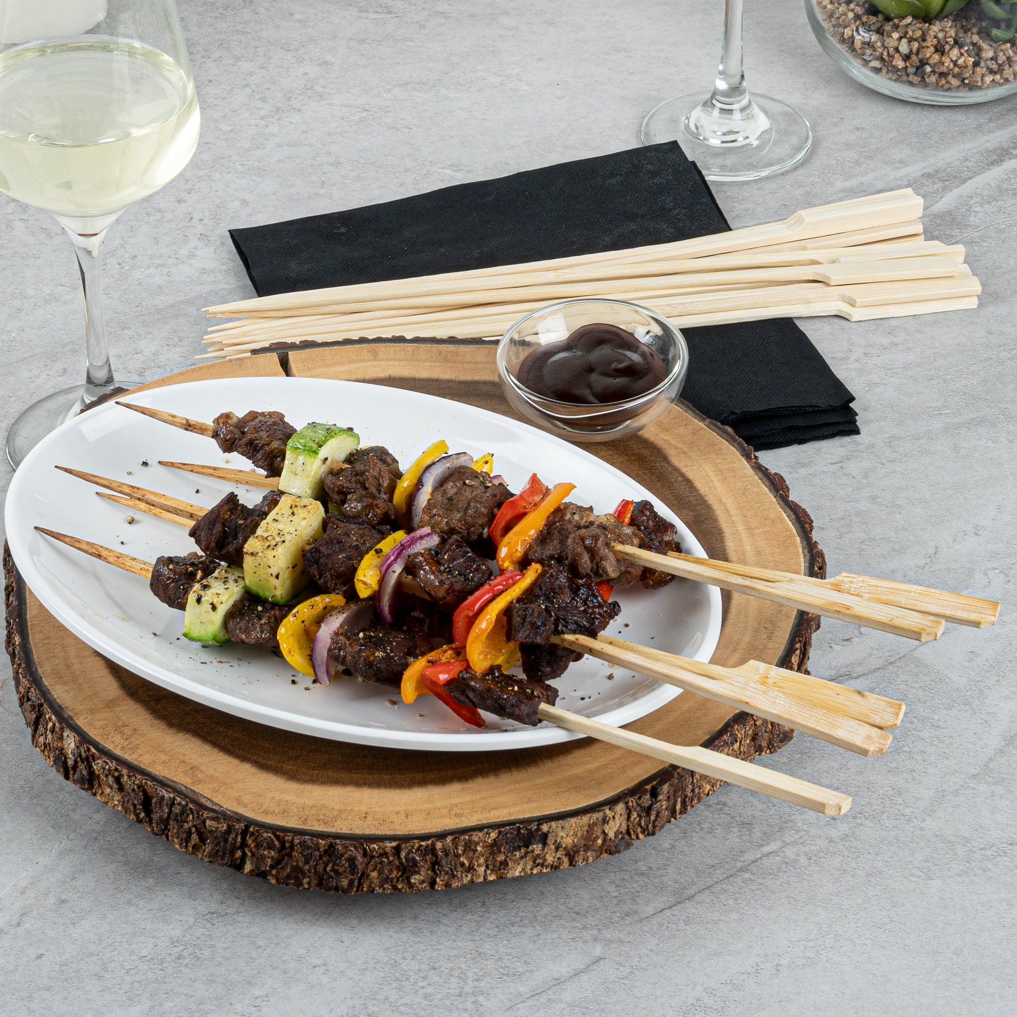 Pixy Natural Shaved Bamboo Paddle Skewer - 11 1/2" - 1000 count box