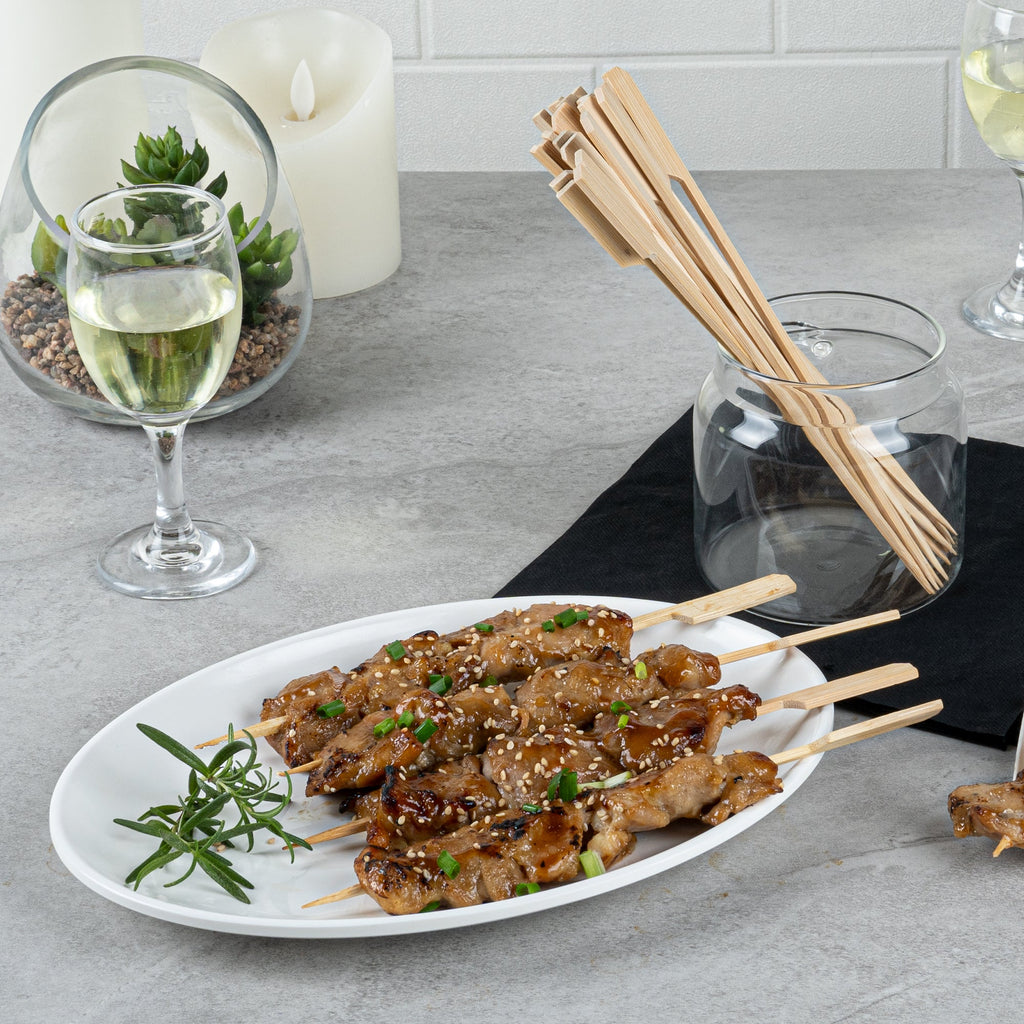 Pixy Natural Shaved Bamboo Paddle Skewer - 8 1/4" - 100 count box