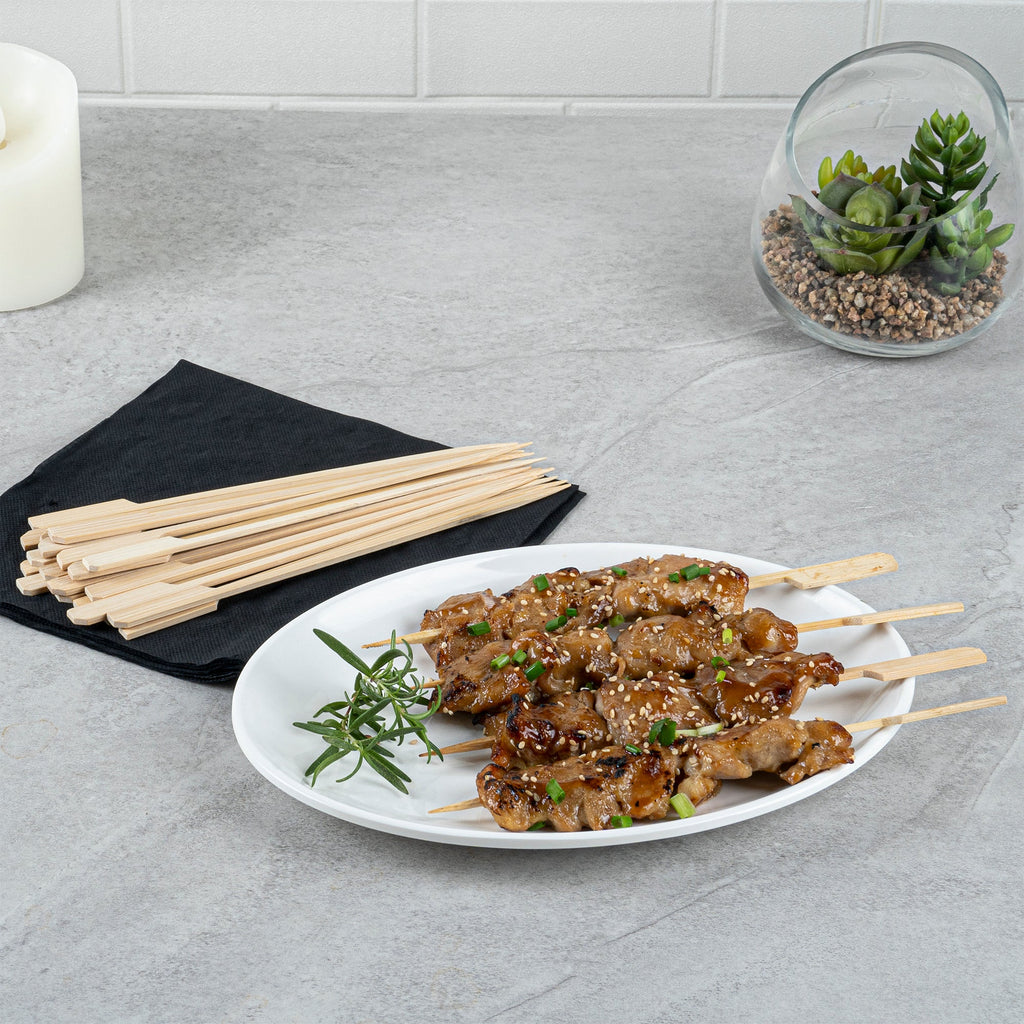 Pixy Natural Shaved Bamboo Paddle Skewer - 8 1/4" - 1000 count box