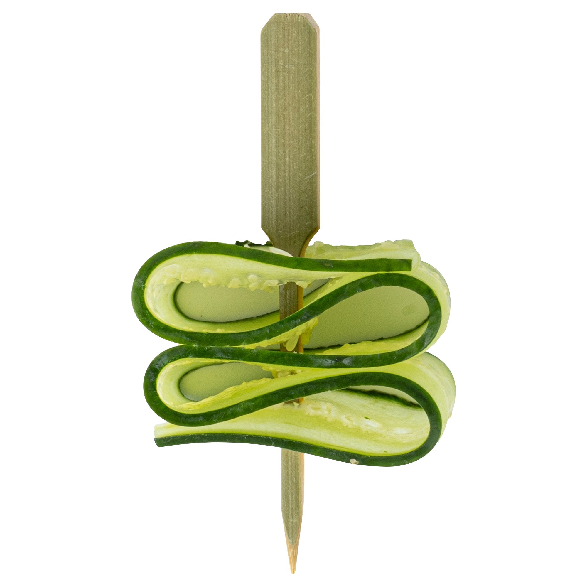Pixy Natural Bamboo Oar Pick - 3 1/2" x 1 1/2" - 1000 count box