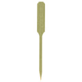 Pixy Natural Bamboo Oar Pick - 3 1/2" x 1 1/2" - 1000 count box