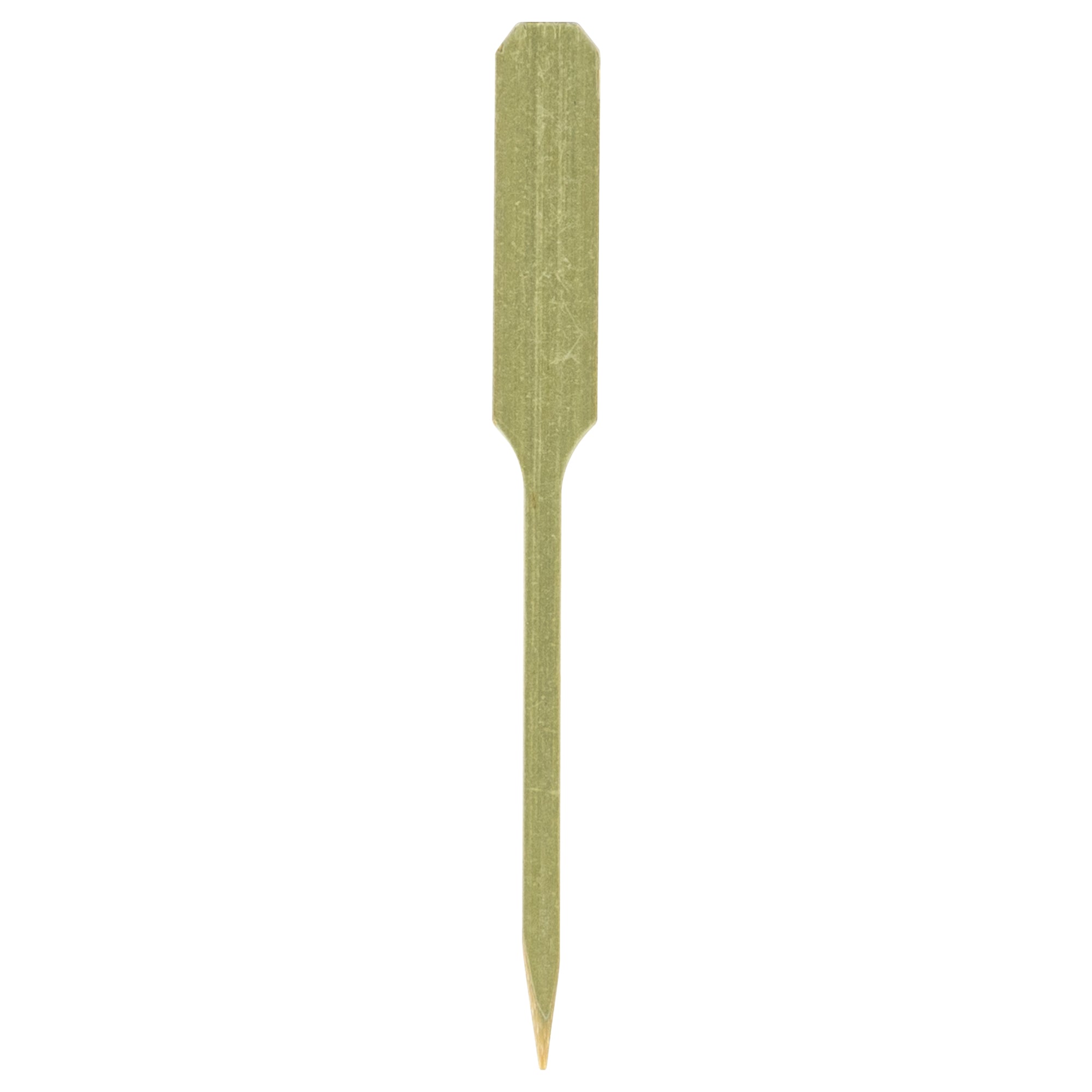Pixy Natural Bamboo Oar Pick - 3 1/2" x 1 1/2" - 1000 count box