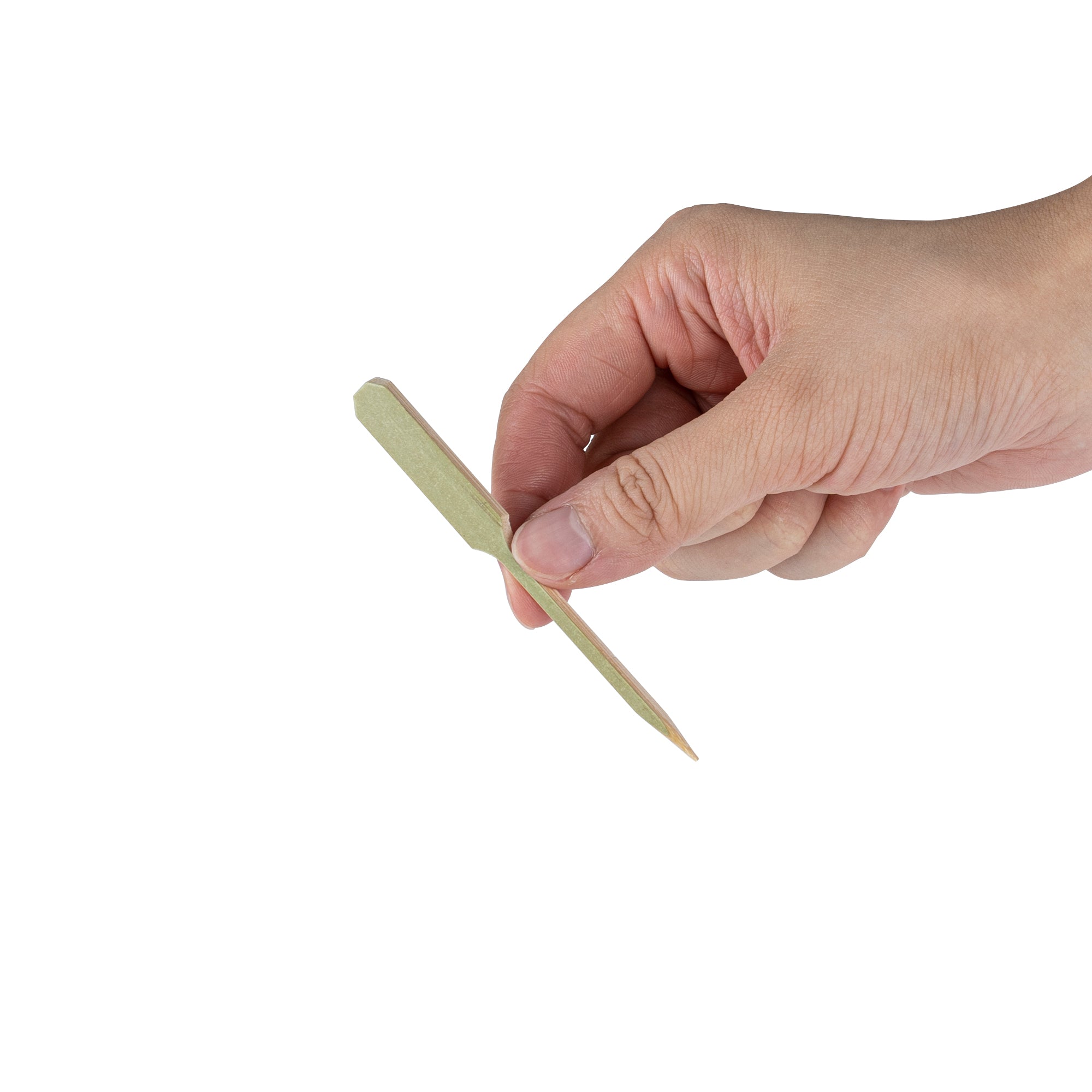 Pixy Natural Bamboo Oar Pick - 3 1/2" x 1 1/2" - 1000 count box