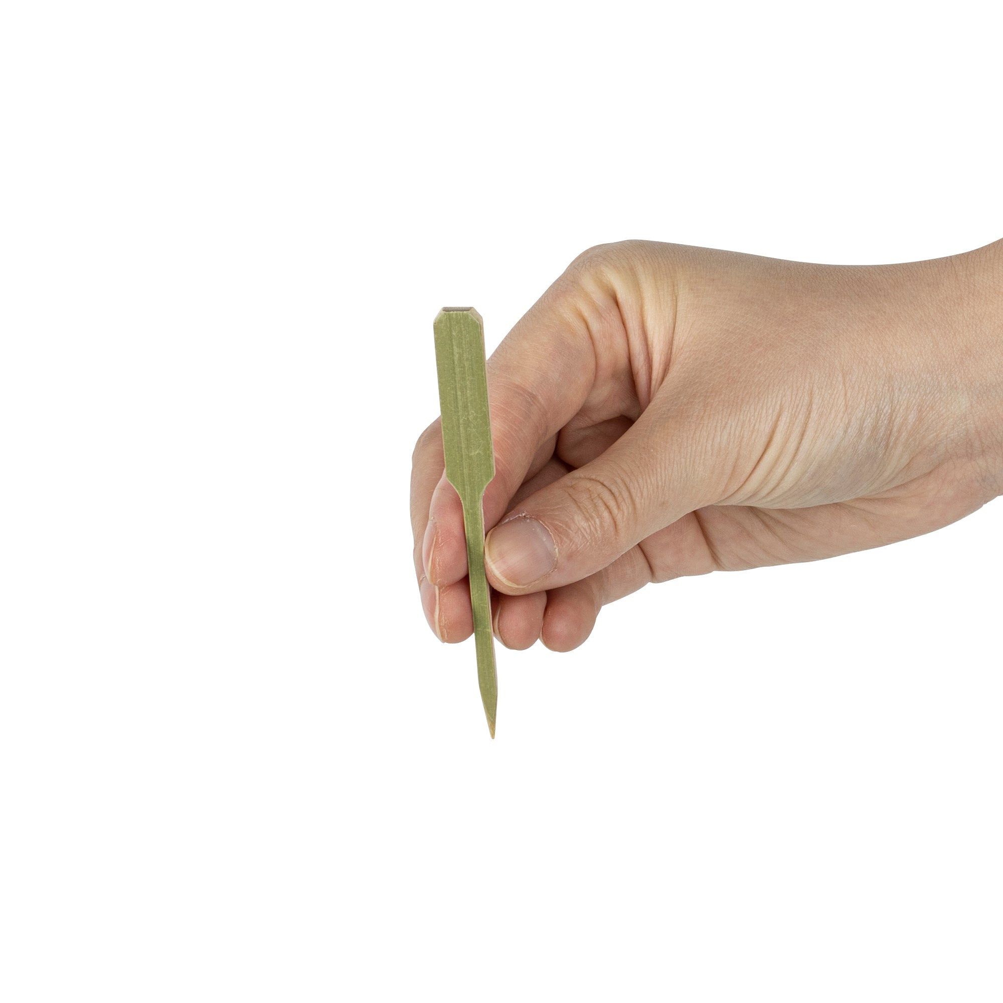 Pixy Natural Bamboo Oar Pick - 3 1/2" x 1 1/2" - 1000 count box