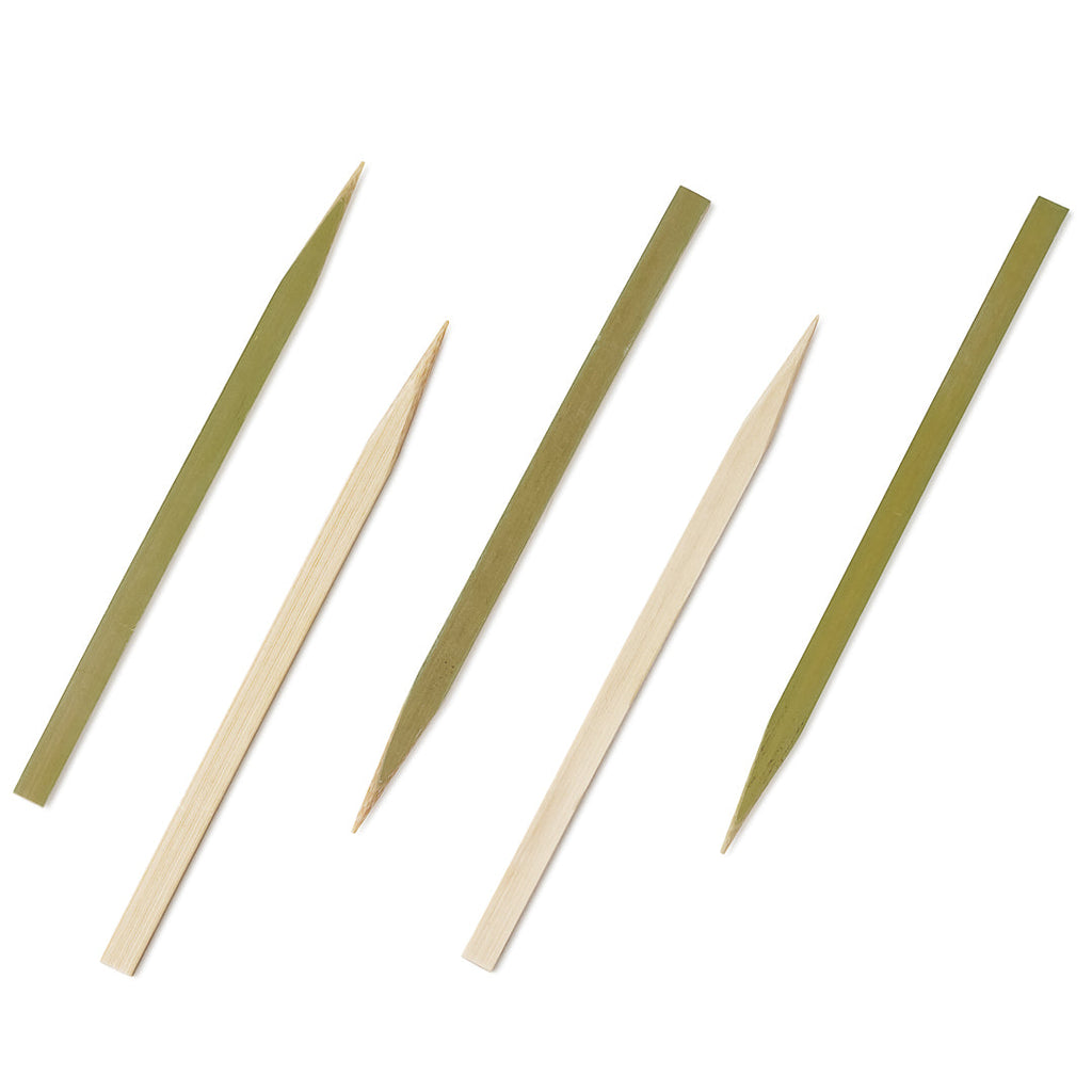 Pixy Natural Bamboo Spear - 4 3/4" - 100 count box