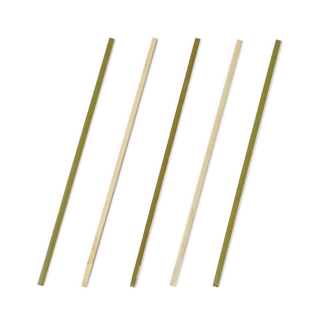 Pixy Natural Bamboo Squared Pick - 5 1/4" - 100 count box