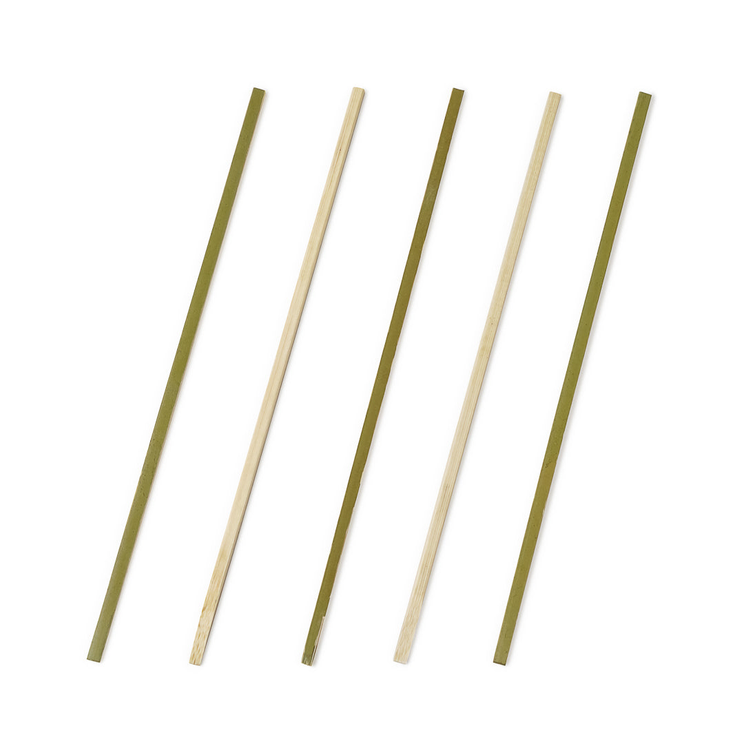Pixy Natural Bamboo Squared Pick - 5 1/4" - 1000 count box