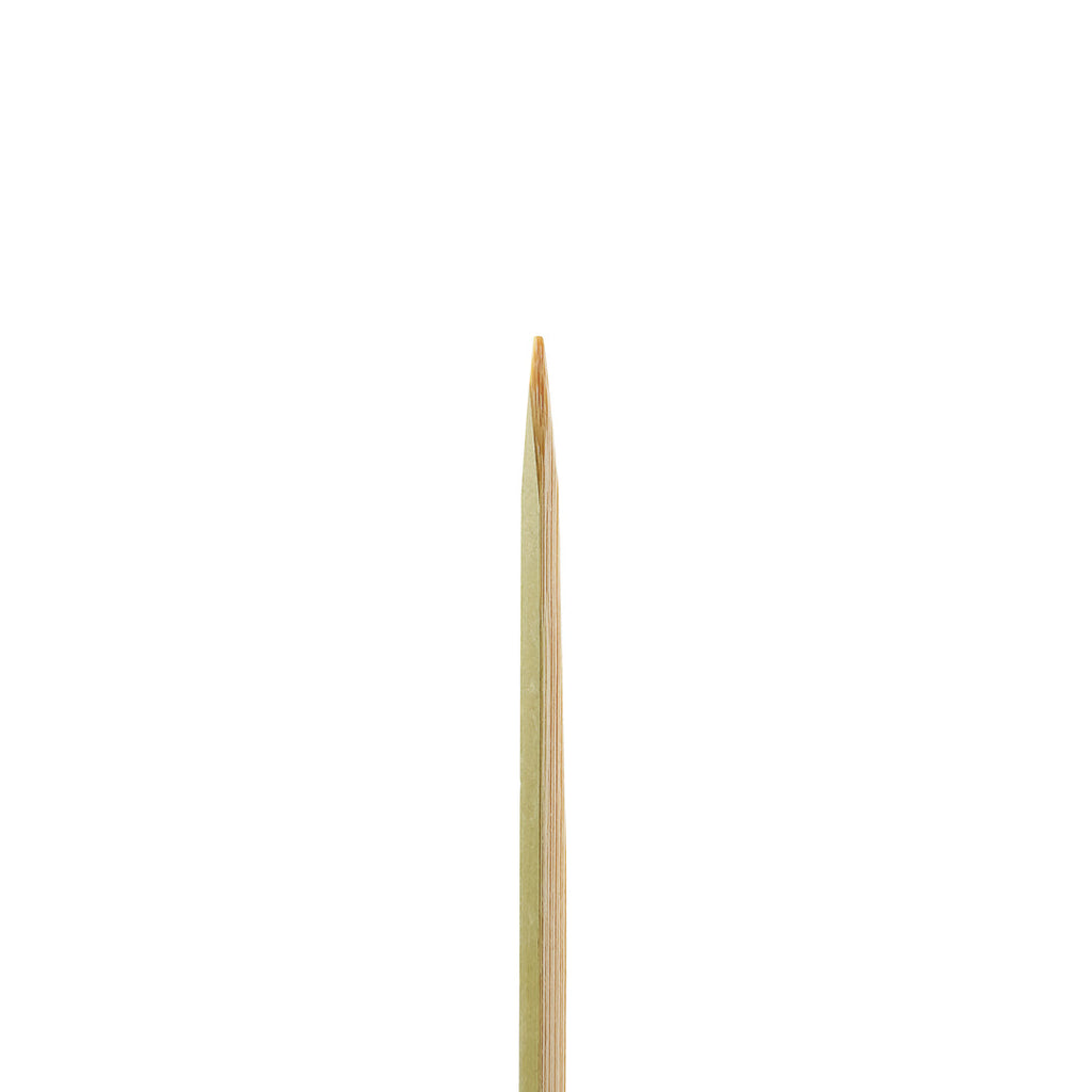 Pixy Natural Bamboo Pointed Square Skewer - 6 1/2" - 1000 count box