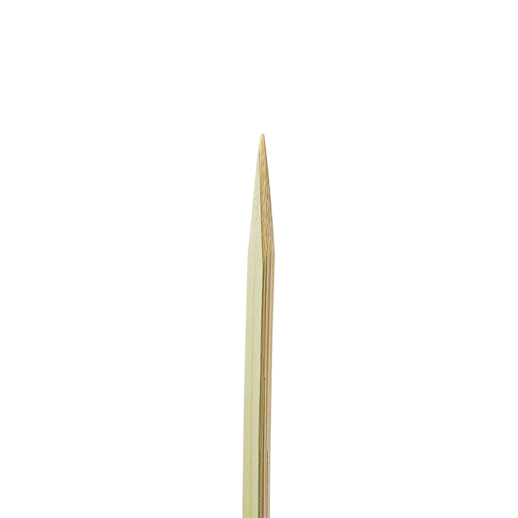 Pixy Natural Bamboo Pointed Square Skewer - 10 1/2" - 100 count box