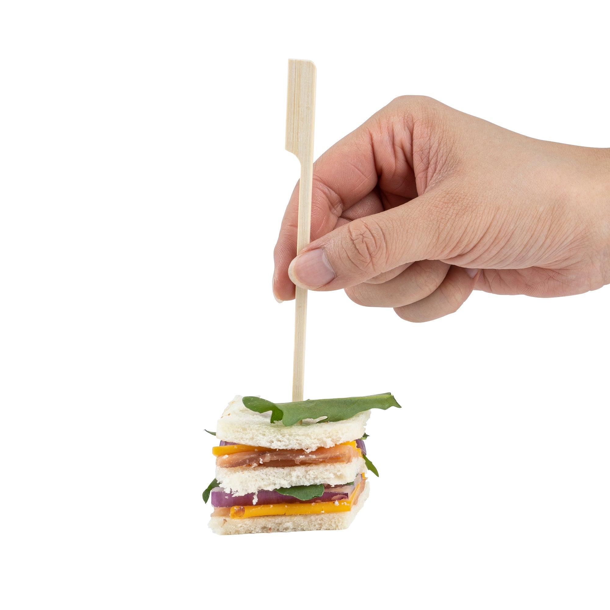 Pixy Natural Shaved Bamboo Paddle Skewer - 6" - 1000 count box