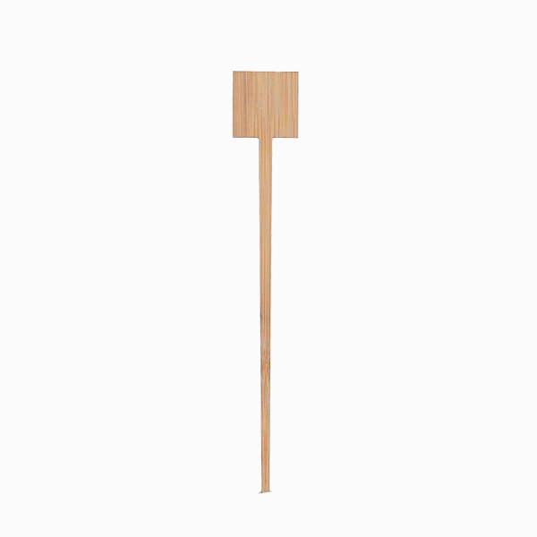 Restpresso Natural Bamboo Coffee Stirrer - Square Top - 7" - 100 count box