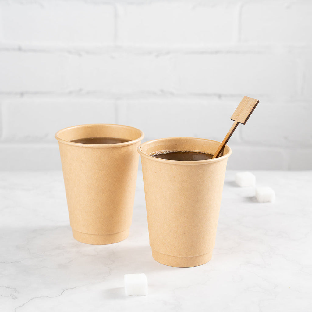 Restpresso Natural Bamboo Coffee Stirrer - Square Top - 7" - 1000 count box