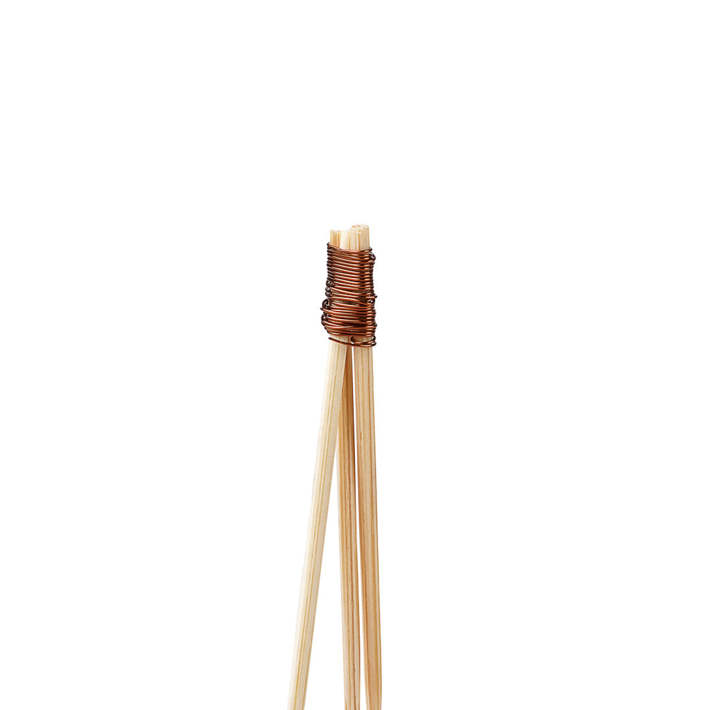 Pixy Natural Bamboo Copper Top Pick - 3 1/2" - 100 count box