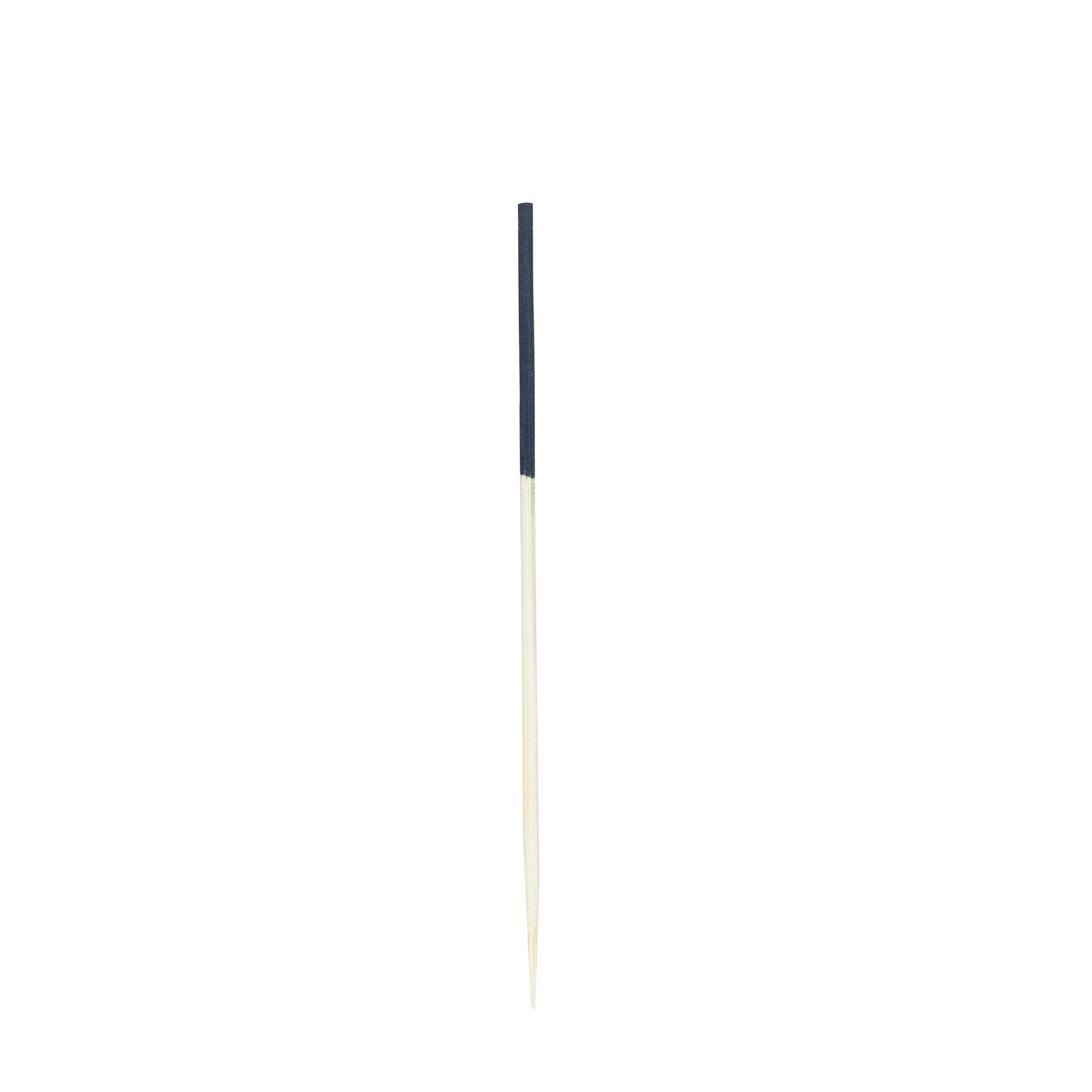 Pixy Bamboo Hand-Dipped Skewer - Black - 3 1/2" - 1000 count box
