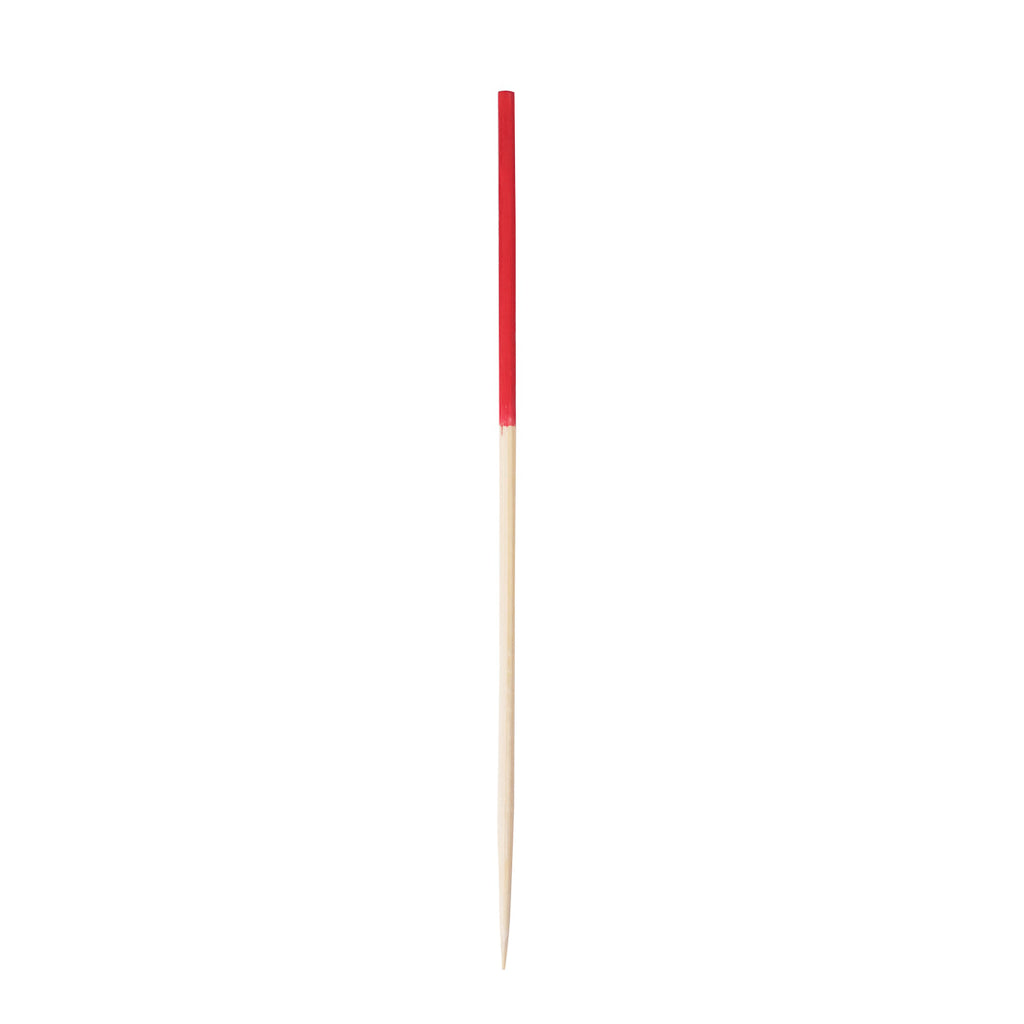 Pixy Bamboo Hand-Dipped Skewer - Red - 3 1/2" - 1000 count box