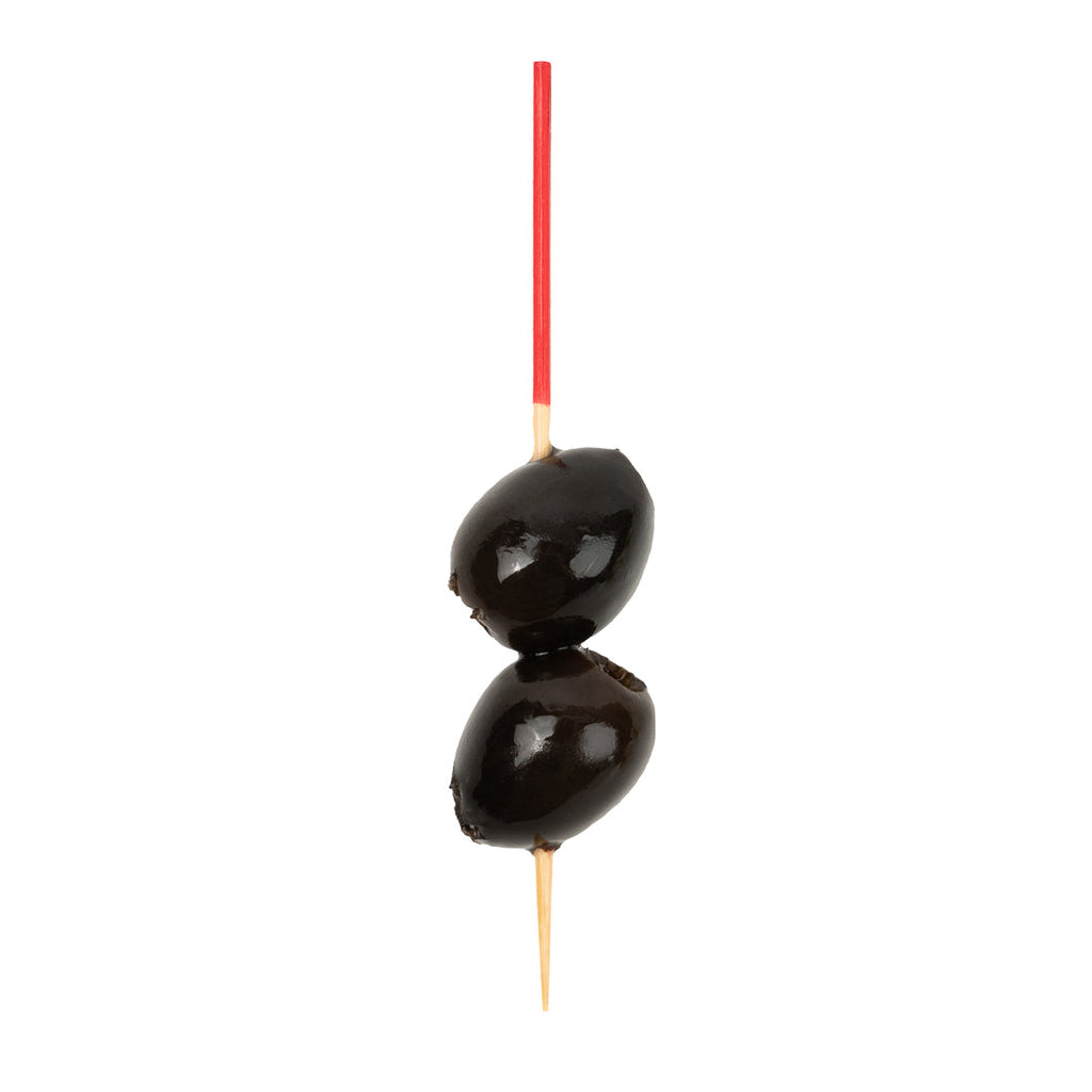 Pixy Bamboo Hand-Dipped Skewer - Red - 3 1/2" - 1000 count box