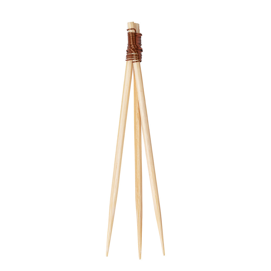 Pixy Natural Bamboo Copper Top Pick - 2 1/2" - 1000 count box
