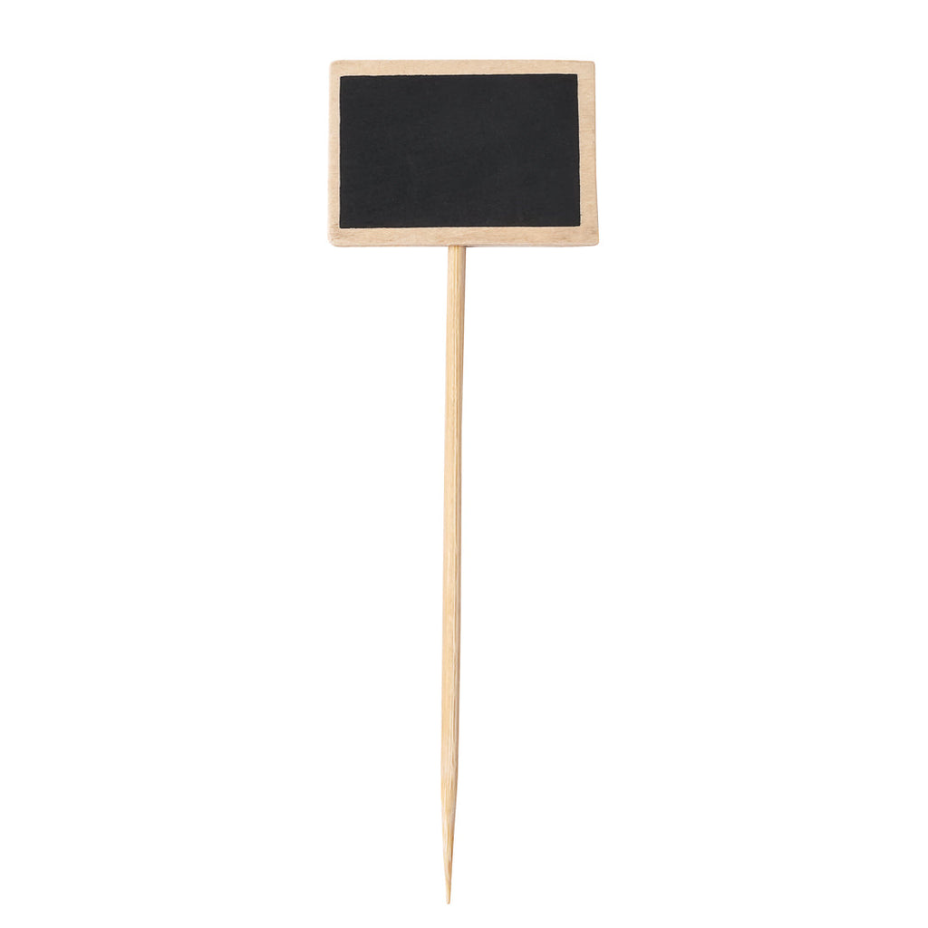 Pixy Bamboo Framed Chalkboard Skewer - 6" - 1000 count box