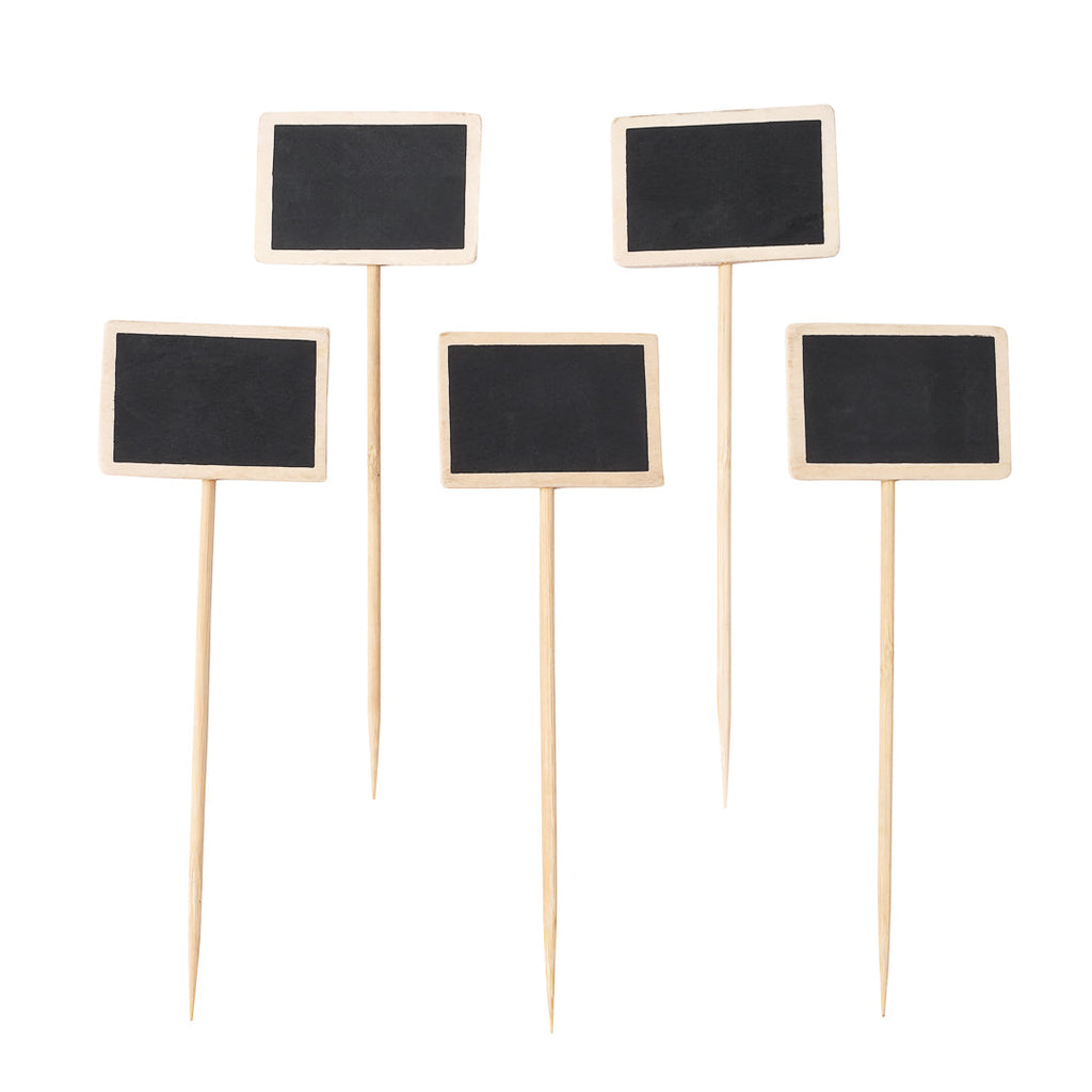 Pixy Bamboo Framed Chalkboard Skewer - 6" - 1000 count box