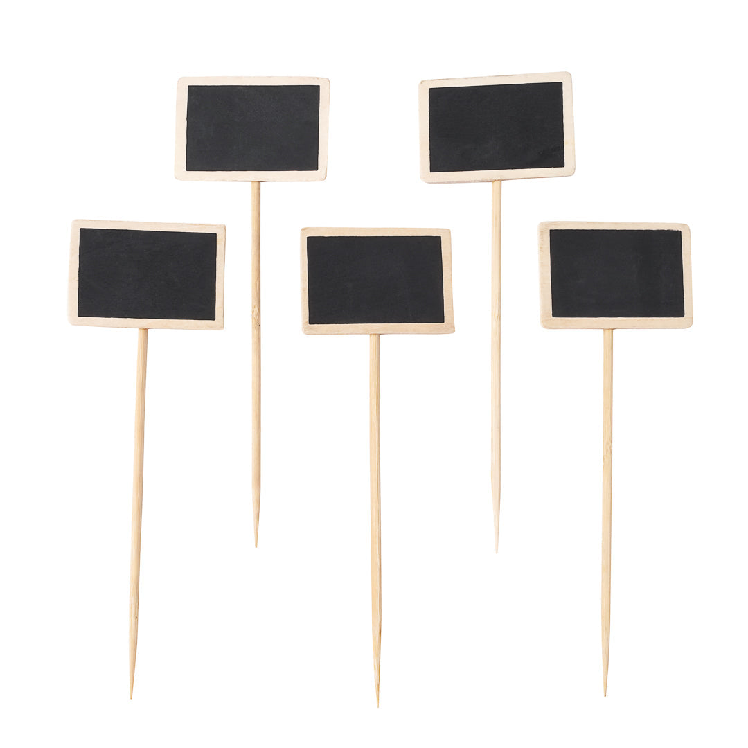 Pixy Bamboo Framed Chalkboard Skewer - 6" - 1000 count box