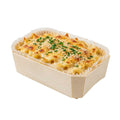 Taipei Poplar Baking / Serving Container - with Paper Liner - 5 1/2" x 3 1/2" x 1 3/4" - 100 count box