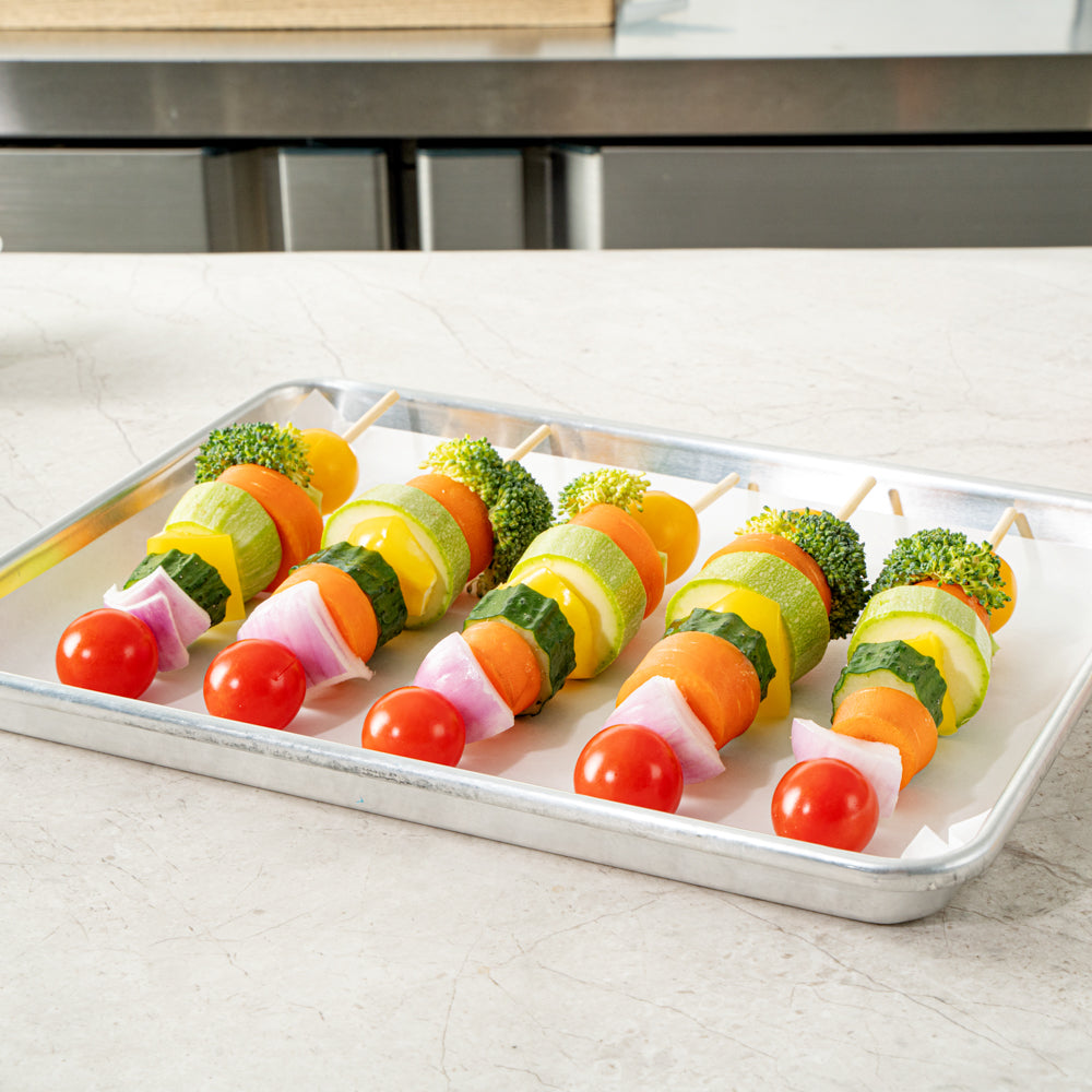 Robata Sturdy Natural Bamboo Grilling Skewer - Heavy Duty - 8" - 100 count box