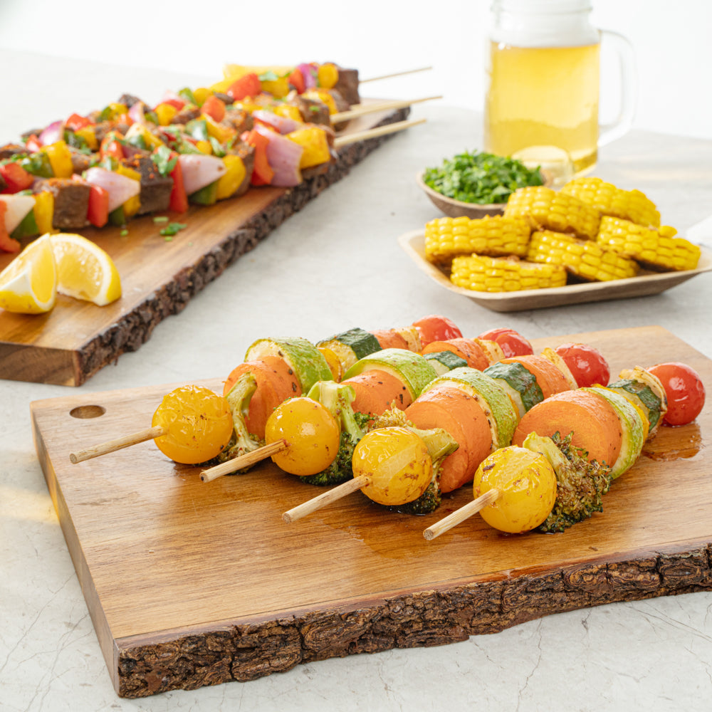 Robata Sturdy Natural Bamboo Grilling Skewer - Heavy Duty - 8" - 100 count box