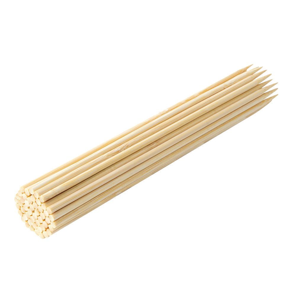 Robata Sturdy Natural Bamboo Grilling Skewer - Heavy Duty - 8" - 1000 count box