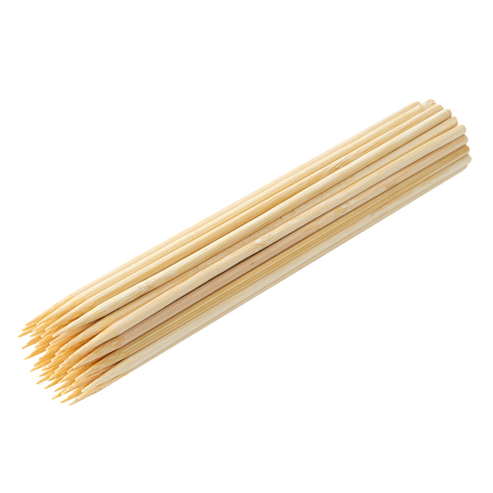 Robata Sturdy Natural Bamboo Grilling Skewer - Heavy Duty - 8" - 1000 count box