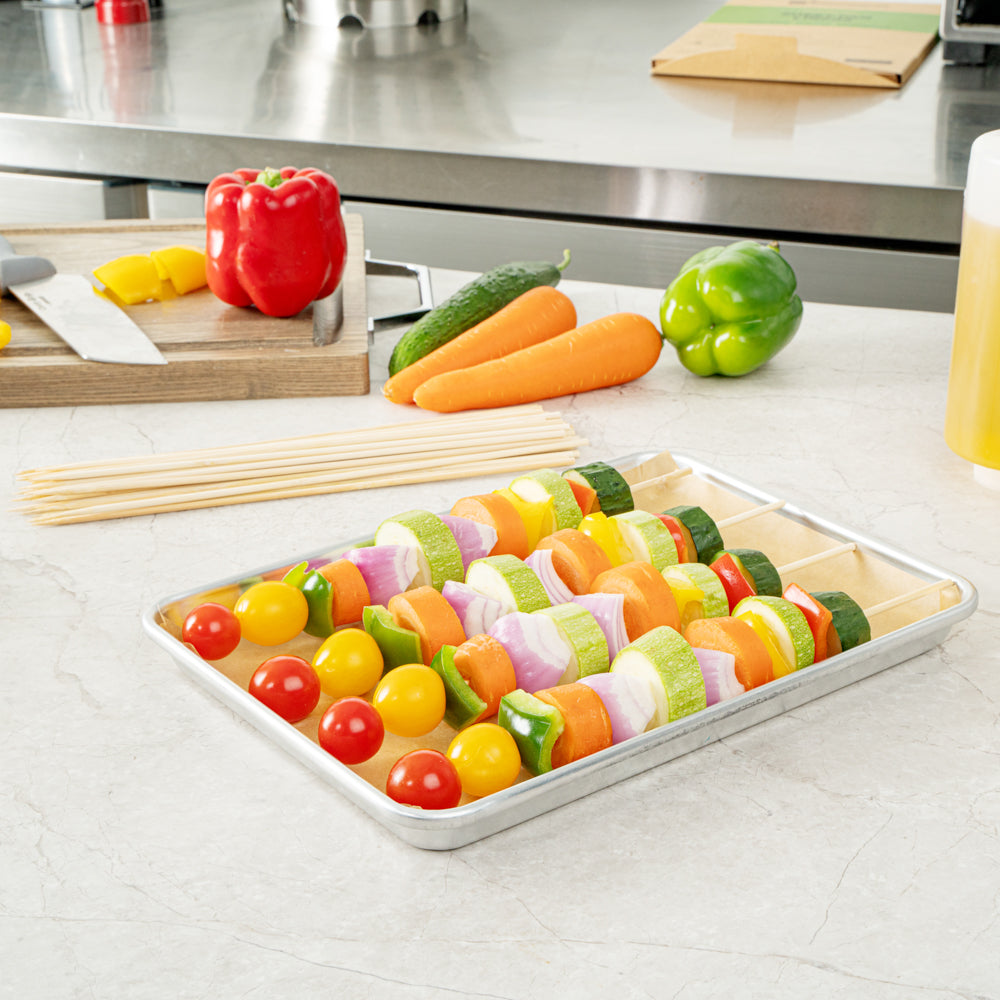 Robata Sturdy Natural Bamboo Grilling Skewer - Heavy Duty - 12" - 100 count box
