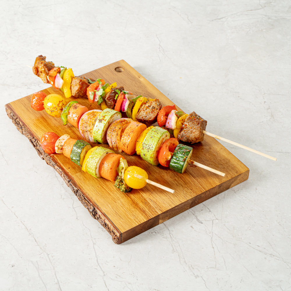 Robata Sturdy Natural Bamboo Grilling Skewer - Heavy Duty - 12" - 100 count box