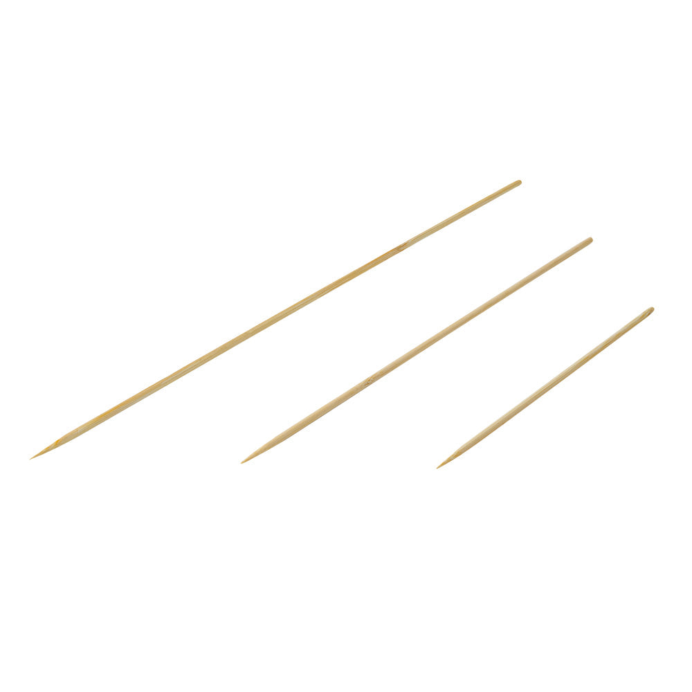 Robata Sturdy Natural Bamboo Grilling Skewer - Heavy Duty - 12" - 1000 count box